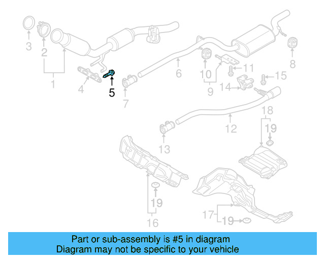 Steering Column Mount Bolt N-102-400-03 - View 69