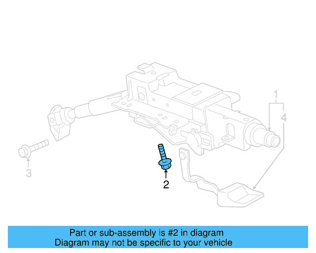 Column Assembly Lower Bolt N-010-335-13 - View 12