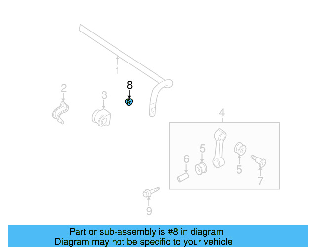 Stabilizer Link Nut N-102-613-10