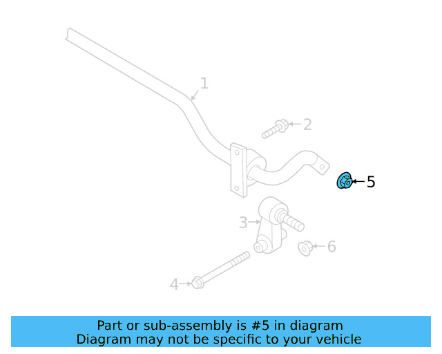 Stabilizer Link Lock Nut N-102-861-10 - View 60