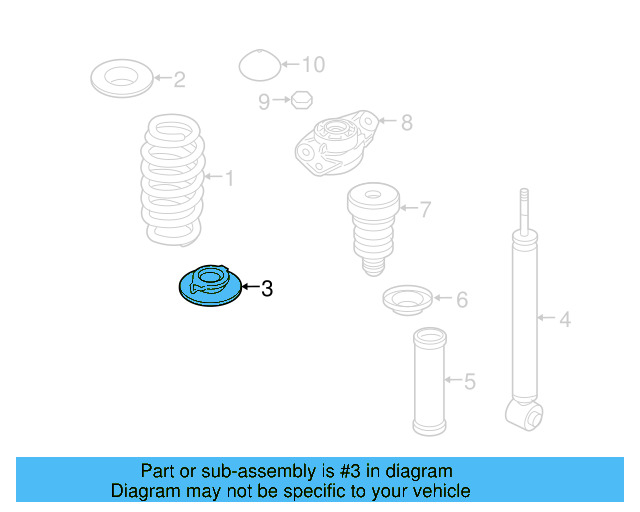 Stabilizer Link Lock Nut N-102-861-10 - View 82