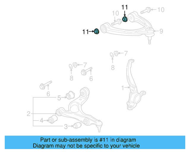 Stabilizer Link Lock Nut N-102-861-10 - View 18