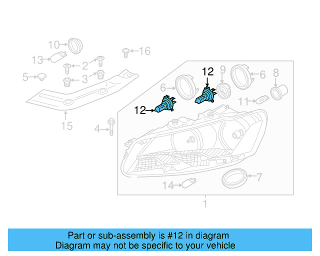 Low Beam Bulb N-103-201-02 - View 32
