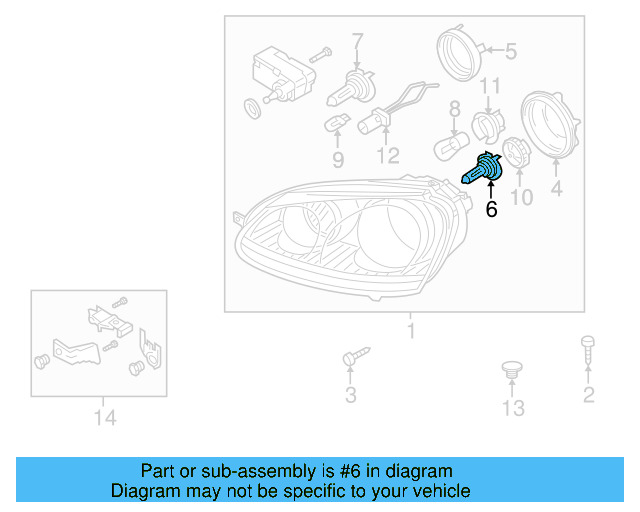 High Beam Bulb N-107-333-01 - View 67