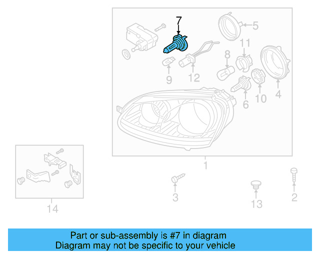 Low Beam Bulb N-103-201-02 - View 27