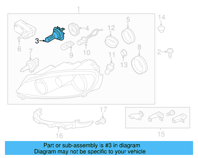 High Beam Bulb N-107-333-01 - View 54