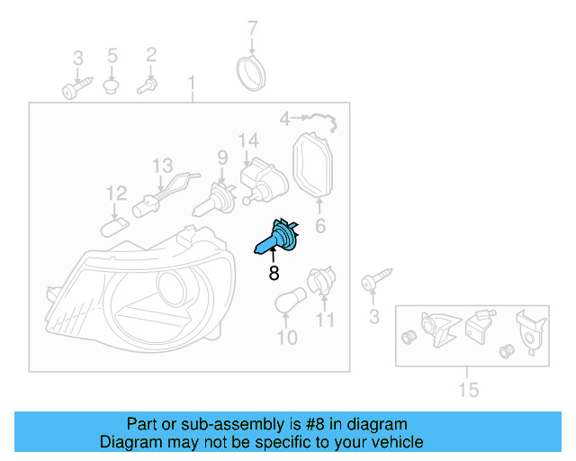 Low Beam Bulb N-103-201-02 - View 174