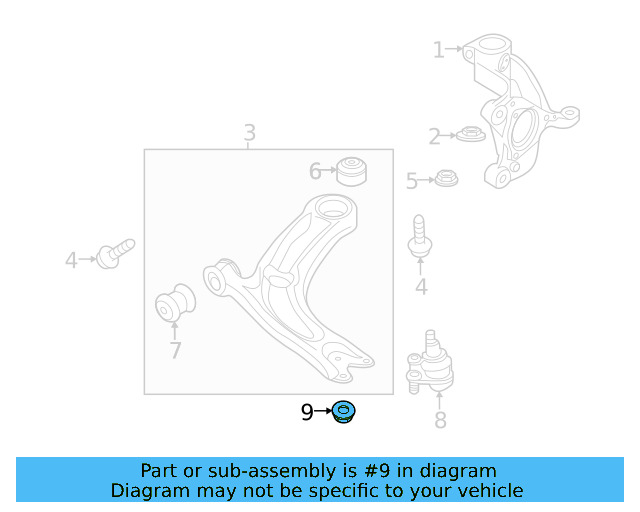 Ball Joint Nut N-103-320-02 - View 16