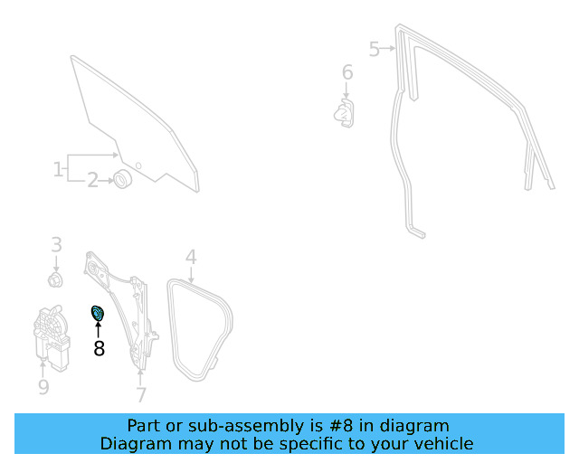 Window Regulator Nut N-904-560-02 - View 41