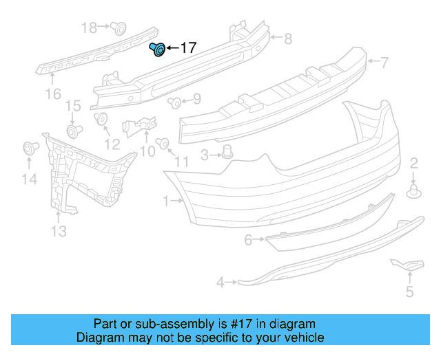 Fender Liner Extension Screw N-103-546-02 - View 191
