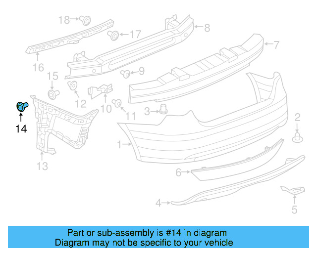 Fender Liner Extension Screw N-103-546-02 - View 196