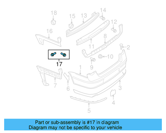 Fender Liner Extension Screw N-103-546-02 - View 36