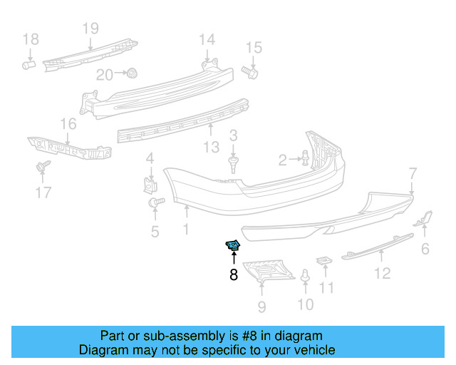 Fender Liner Extension Screw N-103-546-02 - View 247