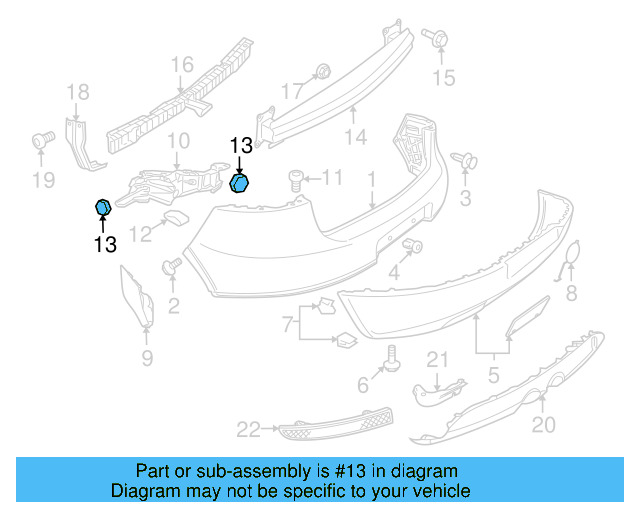Fender Liner Extension Screw N-103-546-02 - View 11