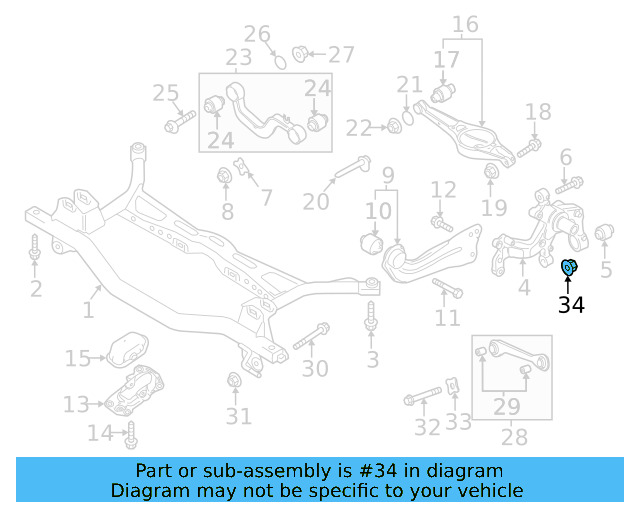 Tie Rod Assembly Nut N-104-018-01 - View 80