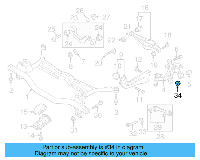 Lower Control Arm Lock Nut N-101-064-02 - View 151