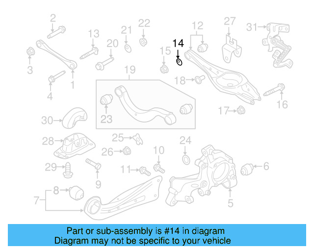 Tie Rod Assembly Nut N-104-018-01 - View 25