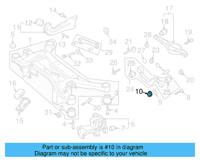 Tie Rod Assembly Nut N-104-018-01 - View 28