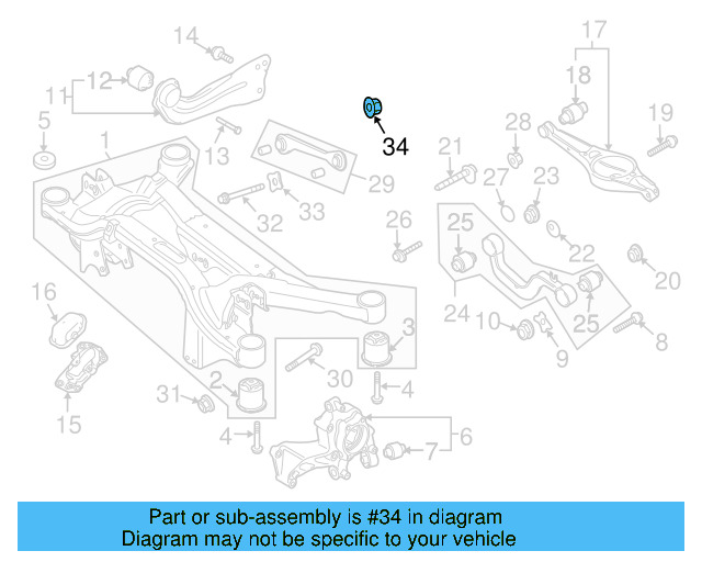 Lower Control Arm Lock Nut N-101-064-02 - View 25