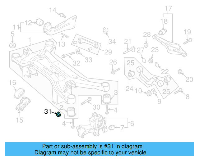 Lower Control Arm Lock Nut N-101-064-02 - View 153
