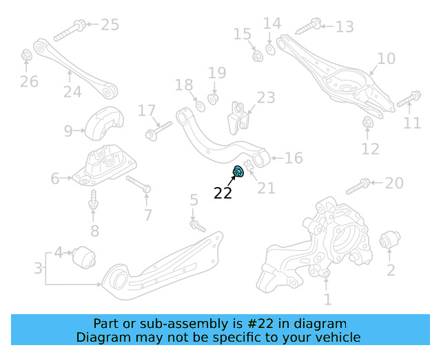 Tie Rod Assembly Nut N-104-018-01 - View 31