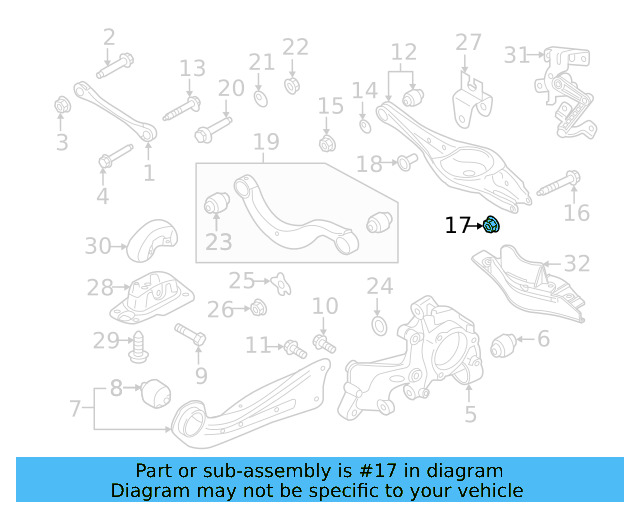 Tie Rod Assembly Nut N-104-018-01 - View 83