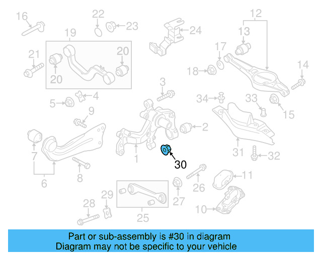 Lower Control Arm Lock Nut N-101-064-02 - View 127