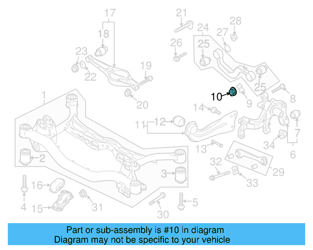 Tie Rod Assembly Nut N-104-018-01 - View 102