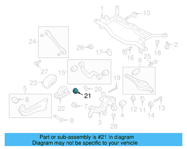 Lower Control Arm Lock Nut N-101-064-02 - View 141