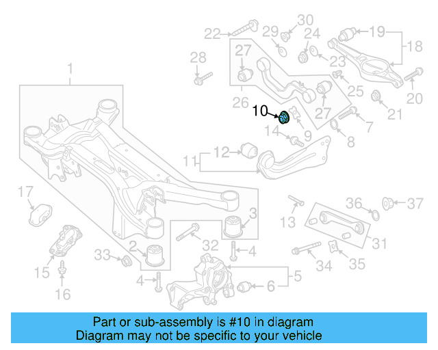 Tie Rod Assembly Nut N-104-018-01 - View 45