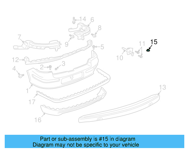 Stabilizer Link Nut N-104-029-04 - View 47
