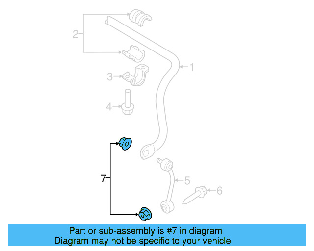 Stabilizer Link Nut N-104-029-04 - View 23