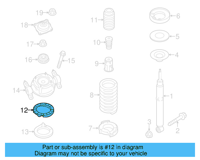 Stabilizer Link Nut N-104-029-04 - View 19