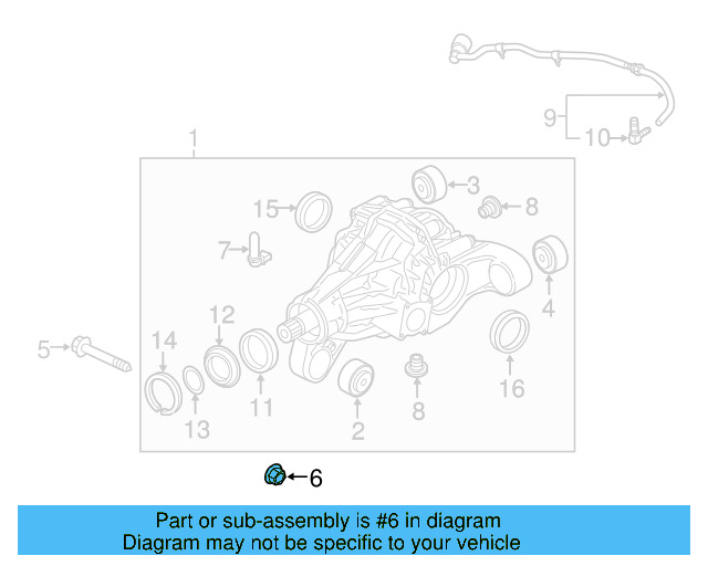 Stabilizer Link Nut N-104-029-04 - View 16
