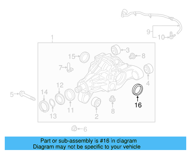 Stabilizer Link Nut N-104-029-04 - View 8