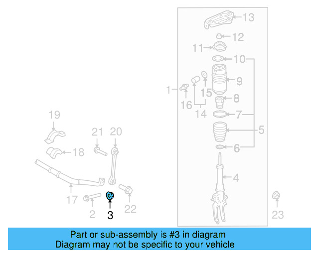 Stabilizer Link Nut N-104-029-04 - View 6