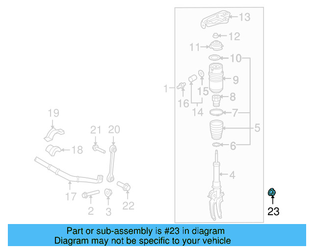 Stabilizer Link Nut N-104-029-04 - View 5