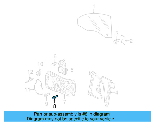 Door Check Bolt WHT-002-109 - View 81