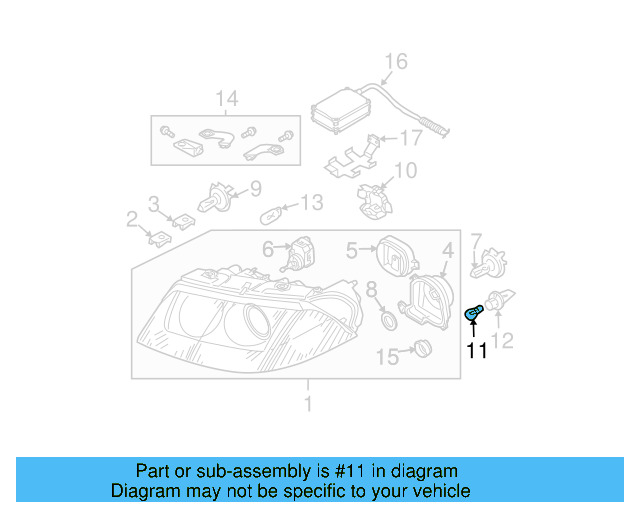 Turn Signal / Parking Light Bulb N-104-759-01