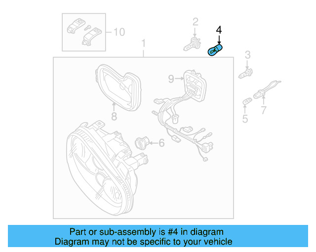 Signal Lamp Bulb N-104-759-03