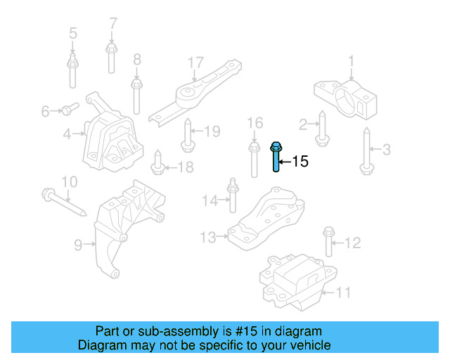 Trans Mount Bracket Stud N-911-270-01 - View 47