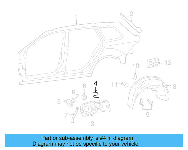 Fuel Door Spring 1J0-809-931 - View 39