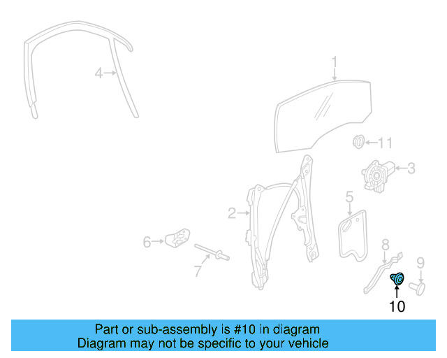 Door Trim Panel Nut N-105-168-01 - View 92