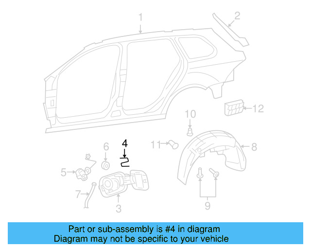 Fuel Door Spring 1J0-809-931 - View 48