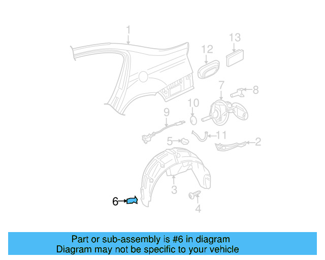 Door Trim Panel Nut N-105-168-01 - View 8