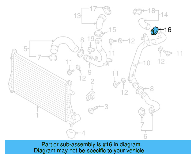 Rear Hose Clamp N-105-188-01 - View 56