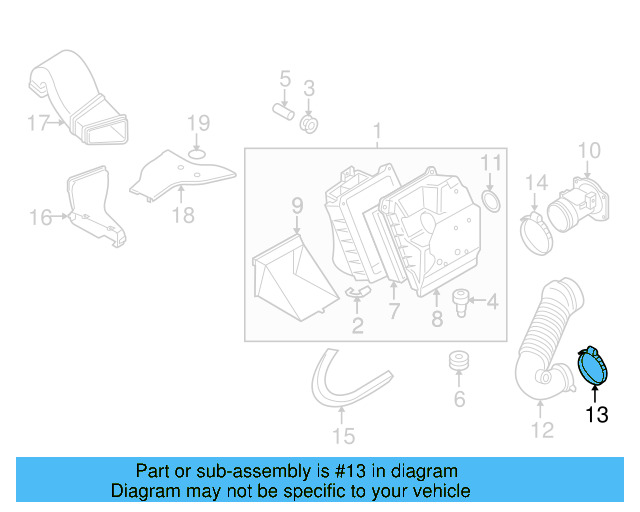 Rear Hose Clamp N-105-188-01 - View 5
