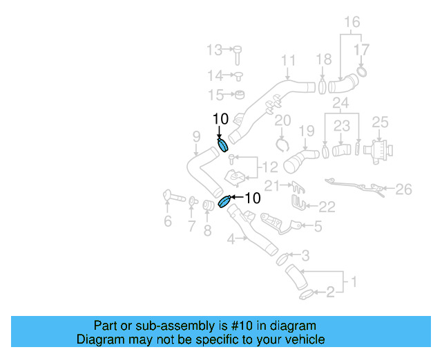 Hose & Tube Assembly Clamp N-105-189-01 - View 214