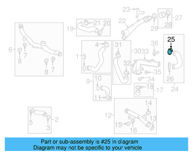 Front Hose Clamp N-106-199-01 - View 79