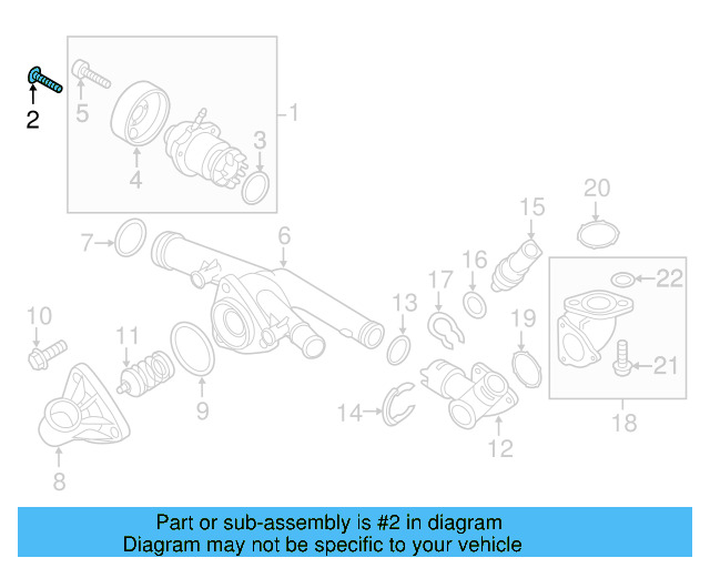 Water Pump Bolt N-105-268-02 - View 11